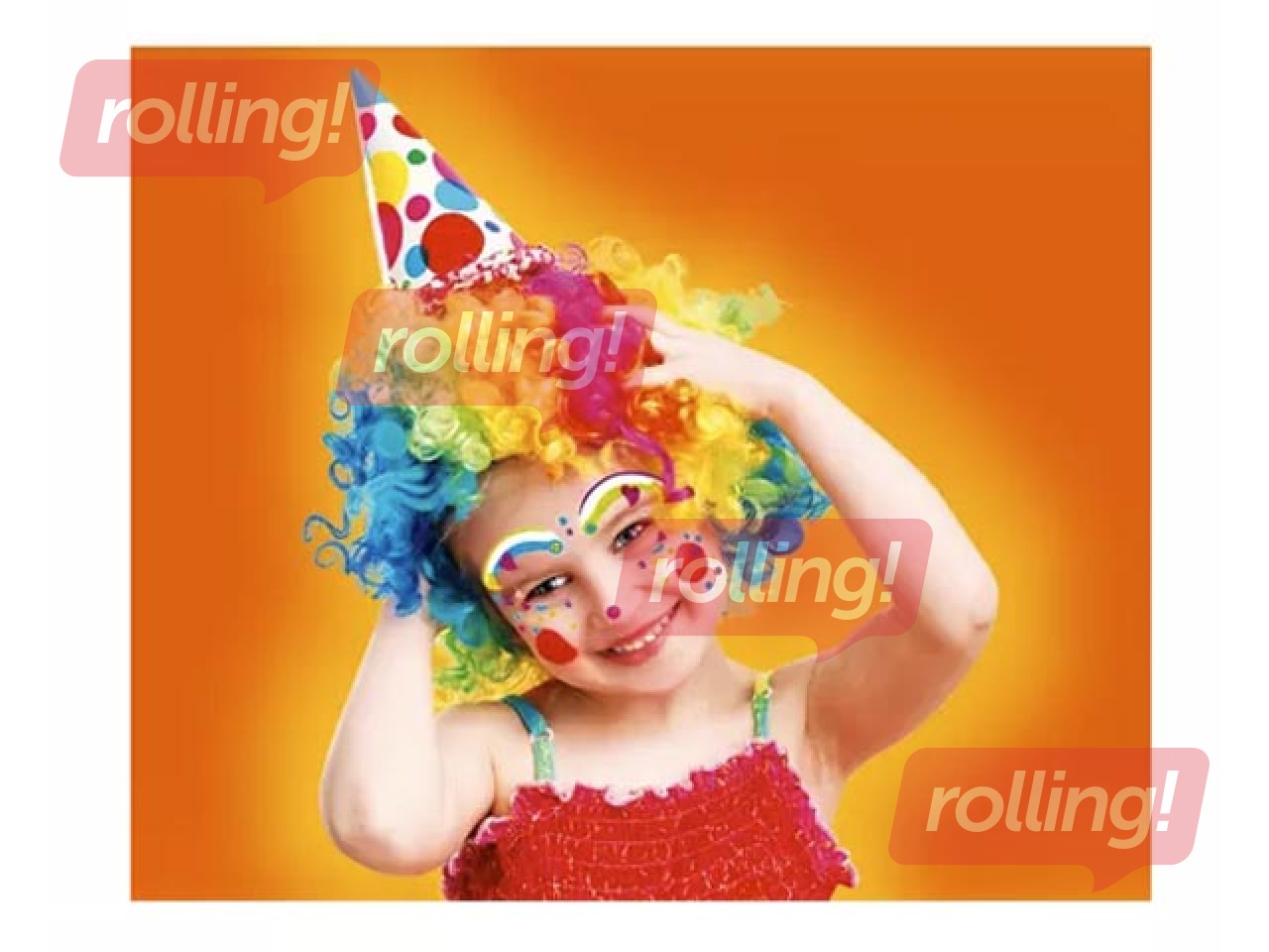 Наклейки для лица Клоун