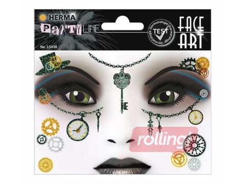 Face Art Stickers Steampunk Amelia