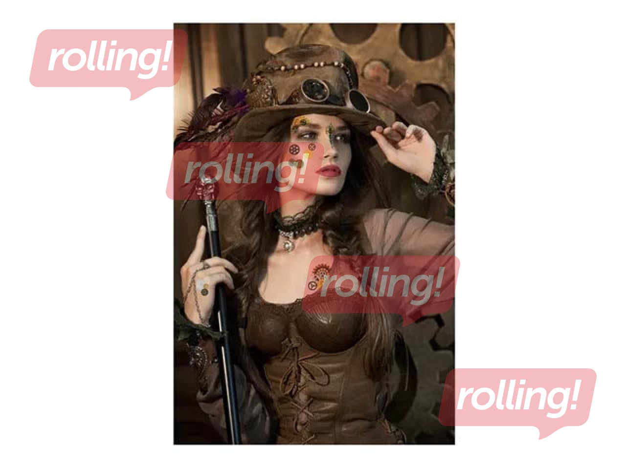 Sejas uzlīmes Steampunk Amelia