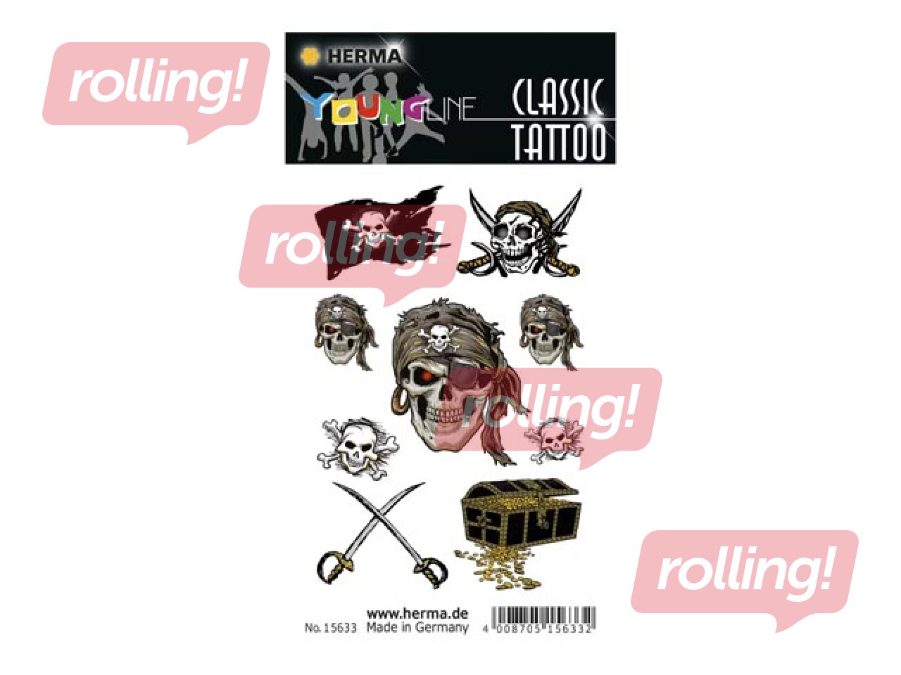 Classic Tattoo Colour Pirate