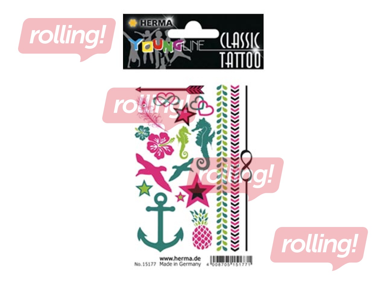 Classic tattoo colour Summer feeling