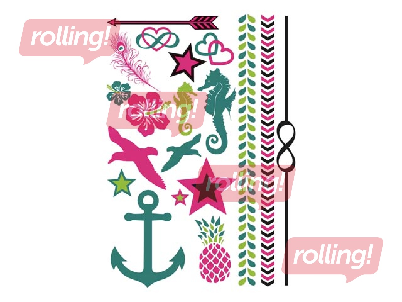 Classic tattoo colour Summer feeling