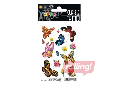 Tätoveeringukleepsud Liblikad