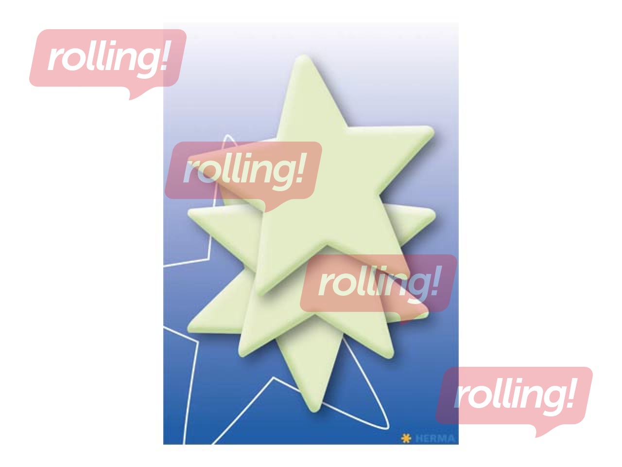 Stickers Stars glow in the dark