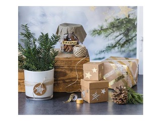 Dekoratīvās uzlīmes Zvaigznes, zelta