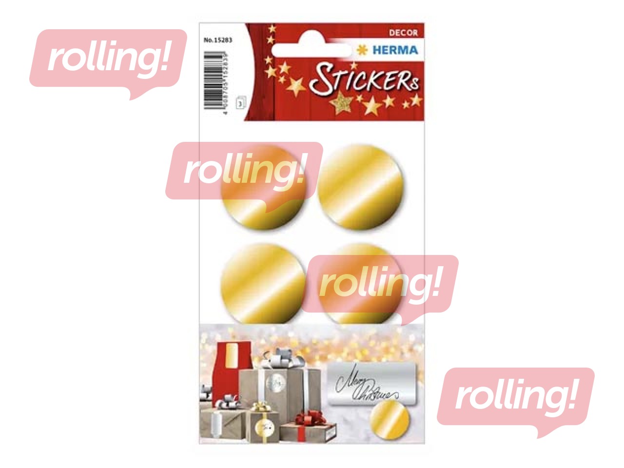 Labels Herma Decor Ø 32 mm, gold