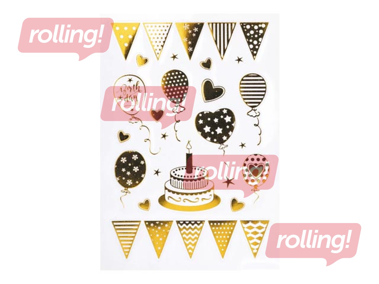 Stickers Herma Birthday Party, 1 sheet
