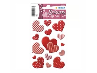 Наклейки Herma Flower hearts, 3 листа
