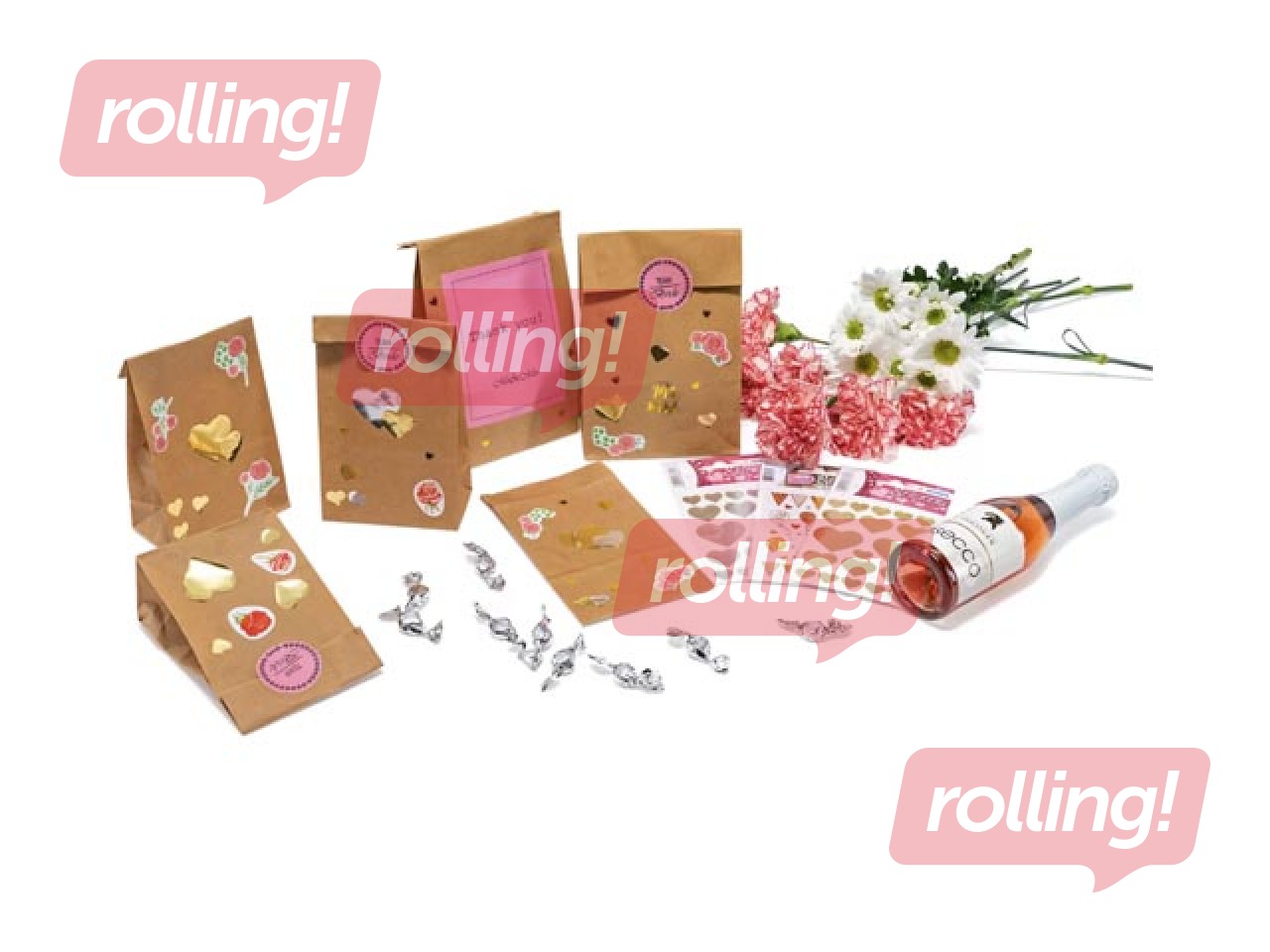 Uzlīmes Herma Flower hearts, 3 lapas