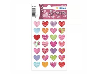 Наклейки Herma Decor Colourful hearts, 3 листа