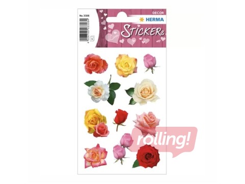 Uzlīmes Herma Decor Rose blossoms 3 lapas