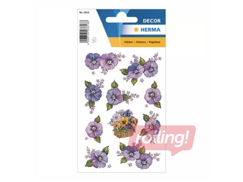 Uzlīmes Herma Decor, Pansy heads, 3 lapas