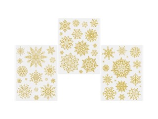 Logu uzlīmes Crystals, zelta