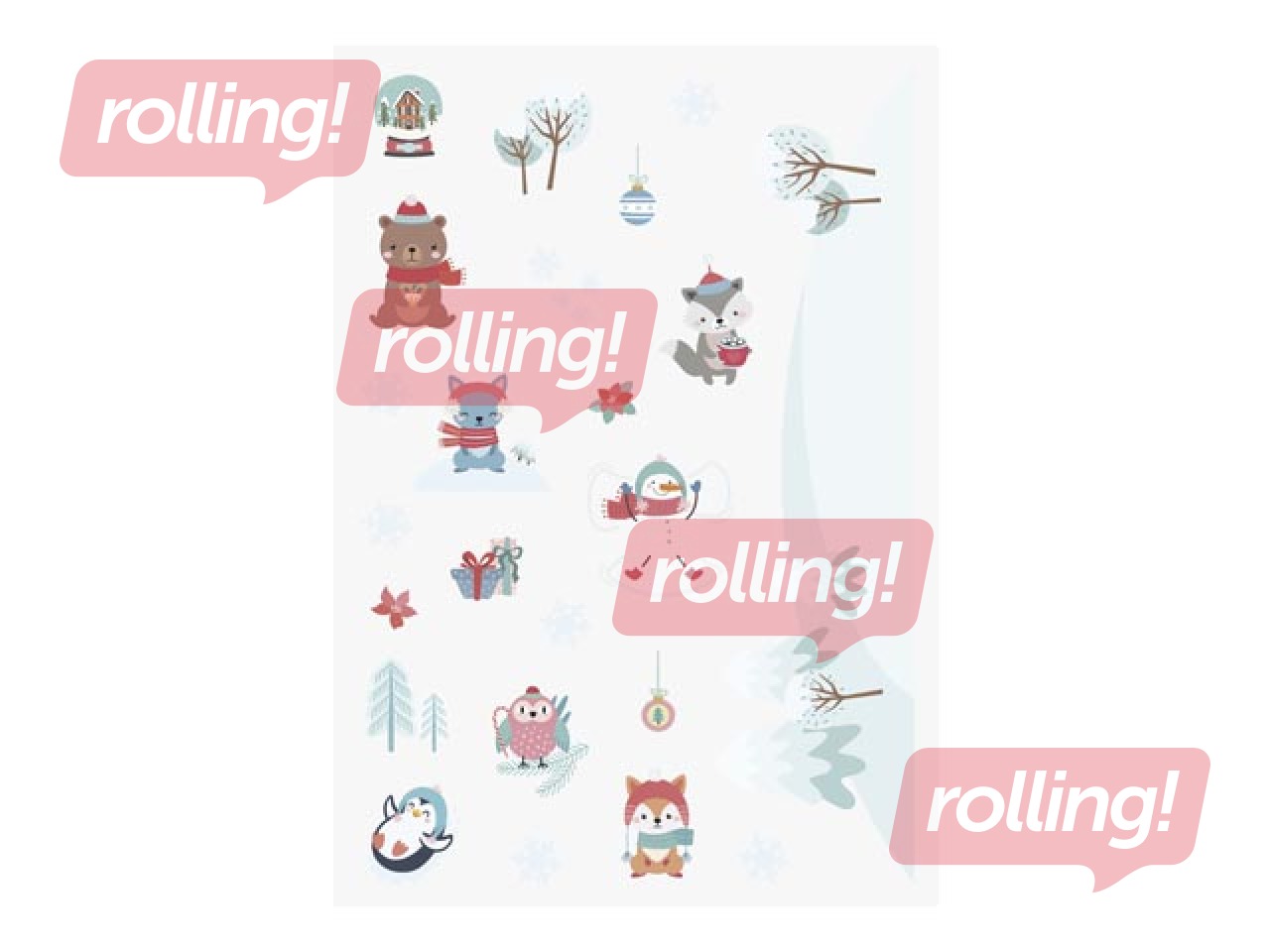 SALE Aknakleebised Talv