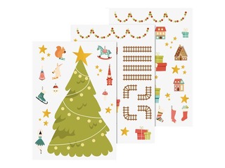 SALE Aknakleebised Jõulud
