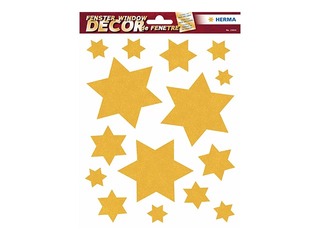 Window stickers Herma, gold stars