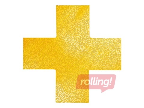 Grīdas marķējuma uzlīme Krusts, 10 gab.