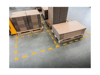 Grīdas marķējuma uzlīme Krusts, 10 gab.