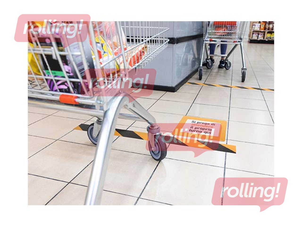 Grīdas marķējuma uzlīme 