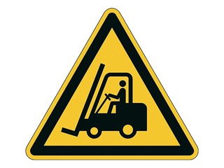 Floor marking sticker 