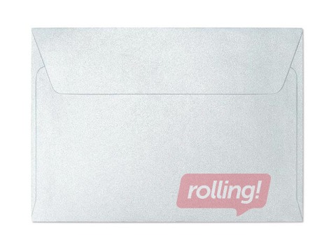 Aploksnes pašlīmējošas Millenium light blue С6, 10 gab., gaišzila perlamutra 