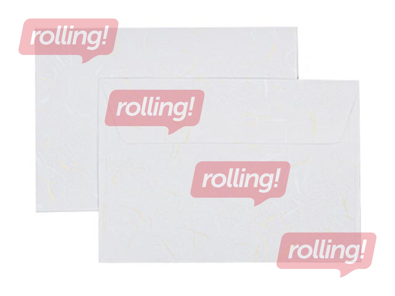 Aploksnes pašlīmējošas Wind white С6, 10 gab., baltas ar spīdīgu rakstu