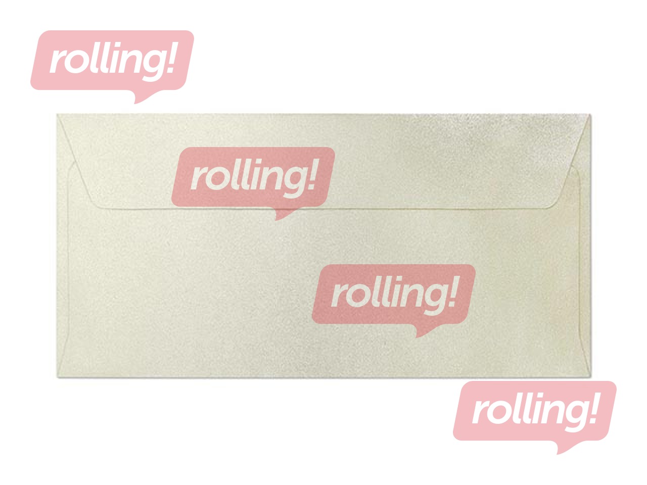 Envelopes Millenium cream DL, 10 pcs., gold nacre