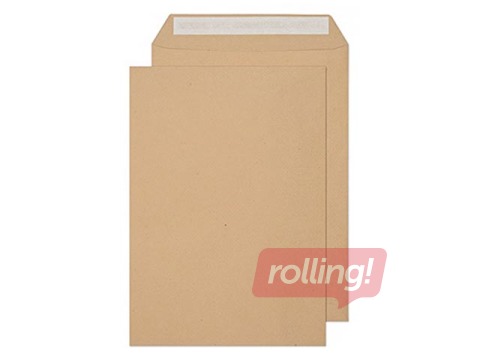 Aploksne pašlīmējoša ar lentu, C3, 328x458 mm , brūna