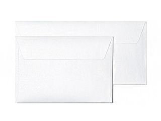 Envelope Millenium DL with adhesive tape, 10 pcs, diamond white