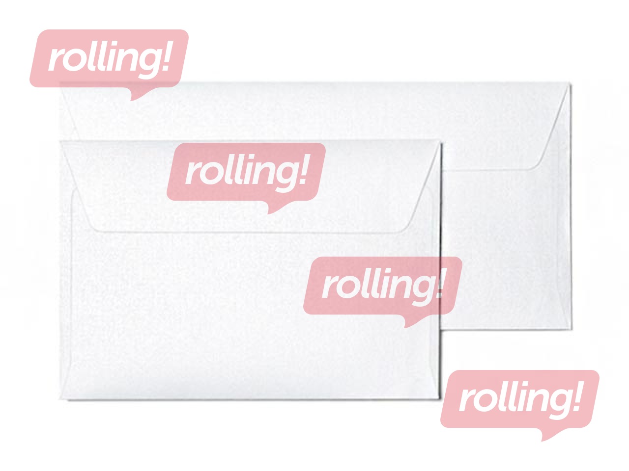 Envelope Millenium DL with adhesive tape, 10 pcs, diamond white