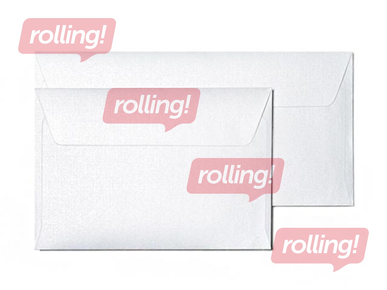 Envelope Millenium C6 with adhesive tape, 10 pcs, diamond white