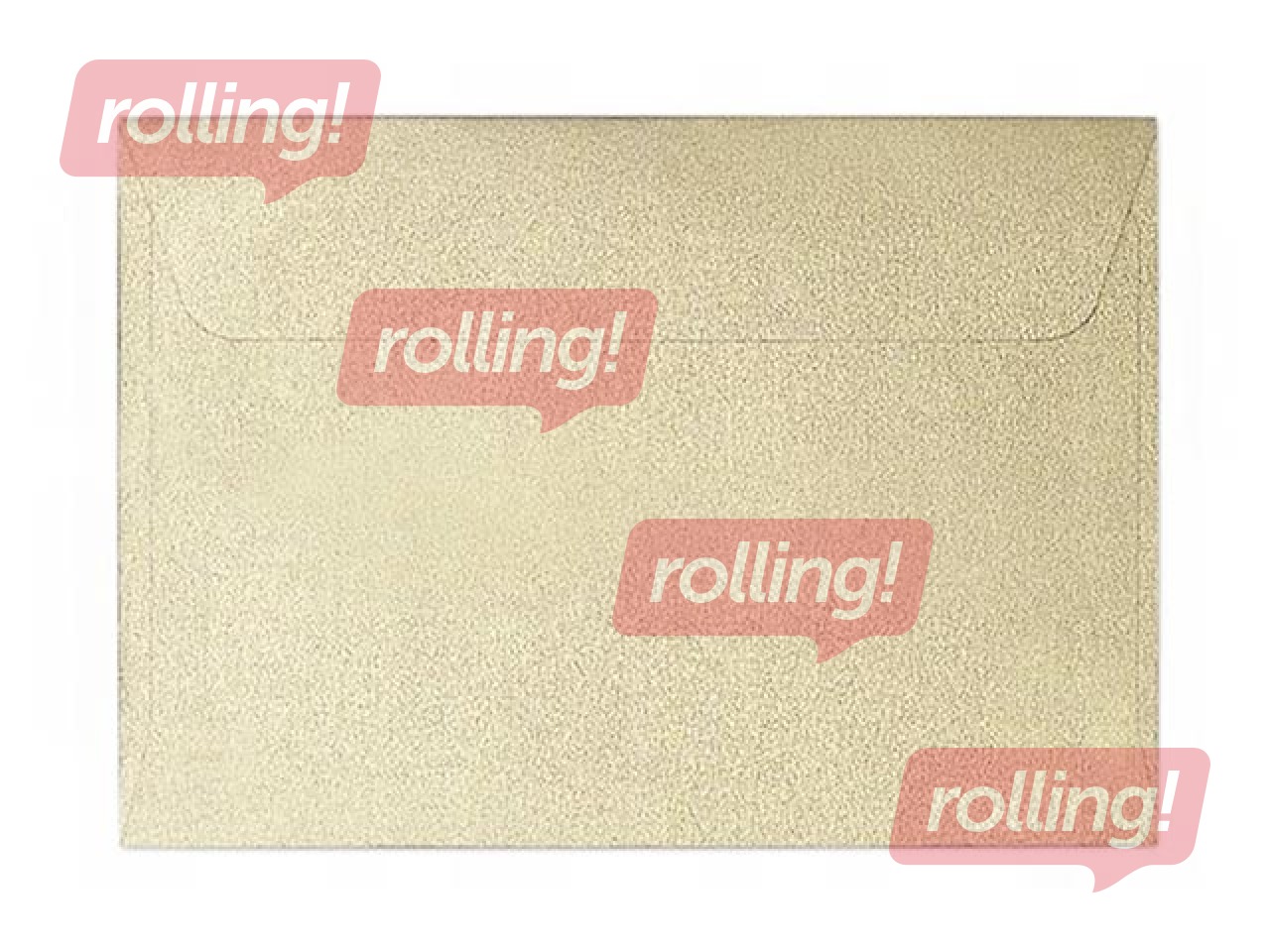 Envelopes self-adhesive with tape B7, 10 pcs, gold
