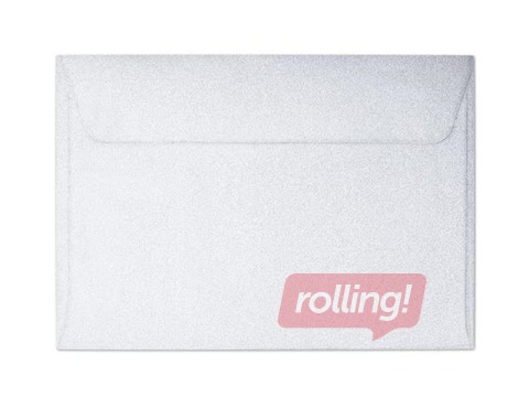 Aploksnes pašlīmējošas ar lentu B7, 10 gab, balta ar spīdumu