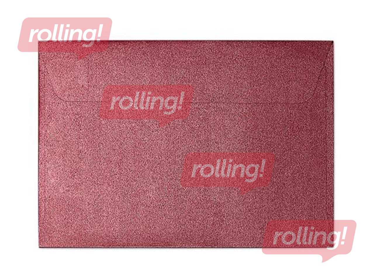 Aploksnes pašlīmējošas ar lentu B7, 10 gab, sarkana ar spīdumu