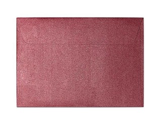Decorative envelope pearl red, B7