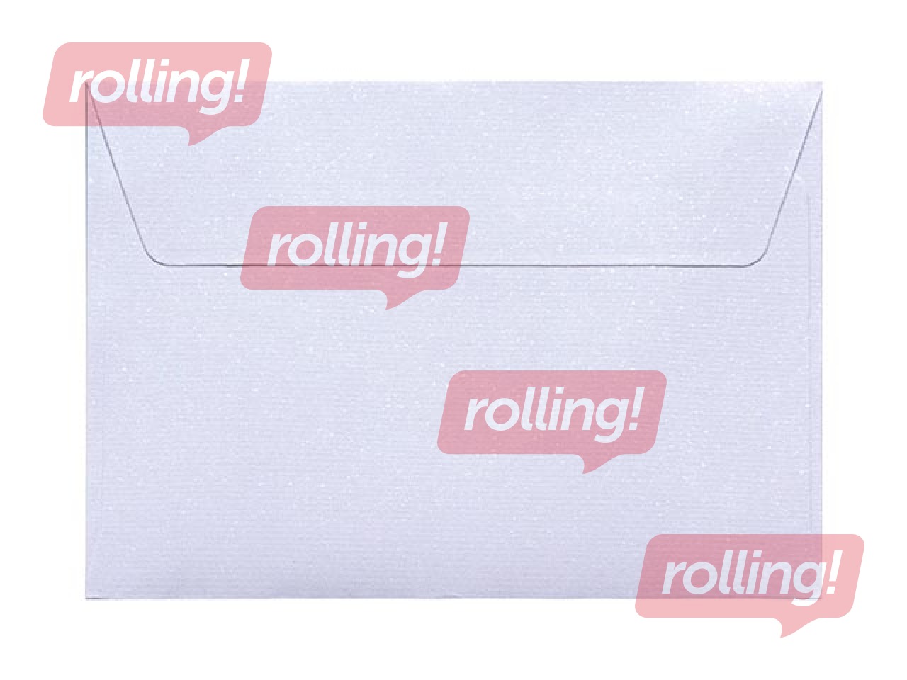 Aploksnes pašlīmējošas ar lentu C6, 10 gab, baltas ar spīdumu