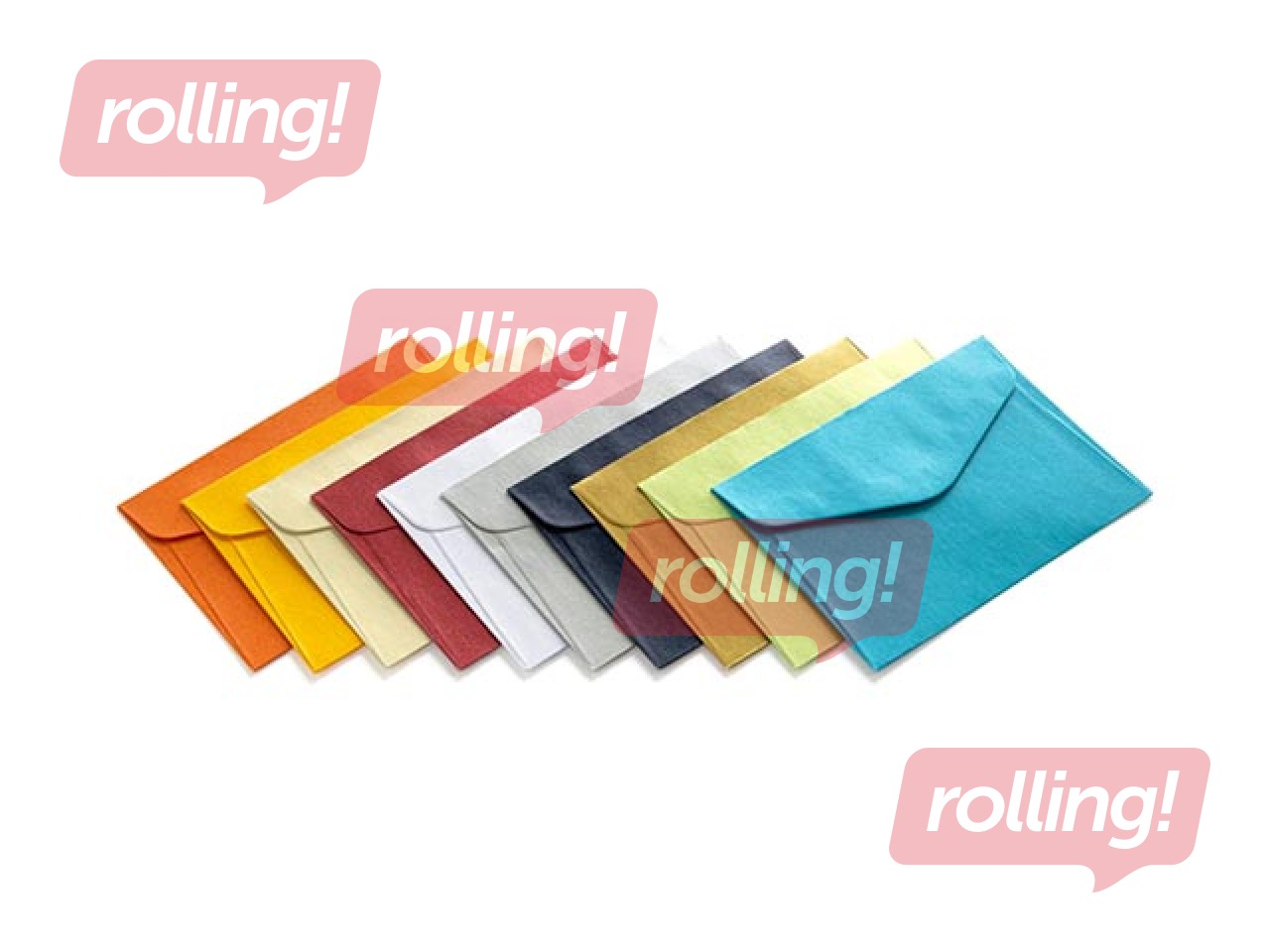 Envelopes B7, pastel colors, 100 pcs.
