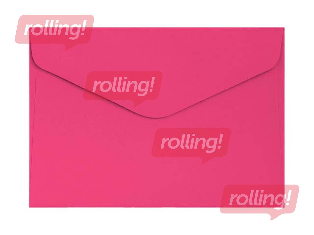 Envelopes Smooth pink C6, 10 pcs.