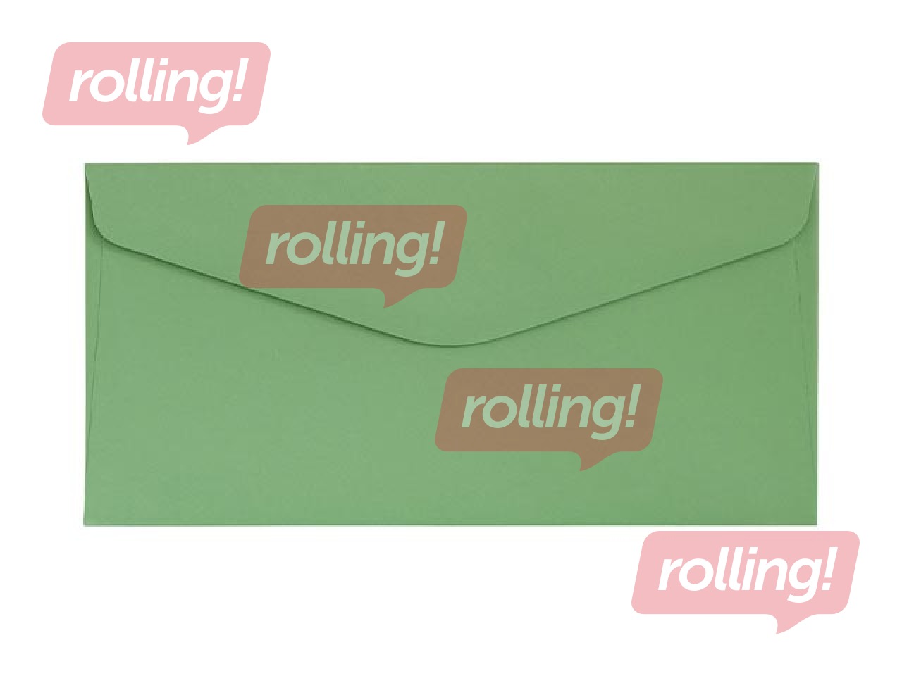 Envelopes Smooth green DL, 10 pcs.