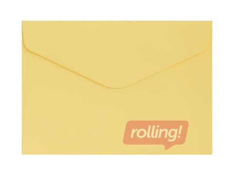 Envelopes Smooth yellow C6, 10 pcs.