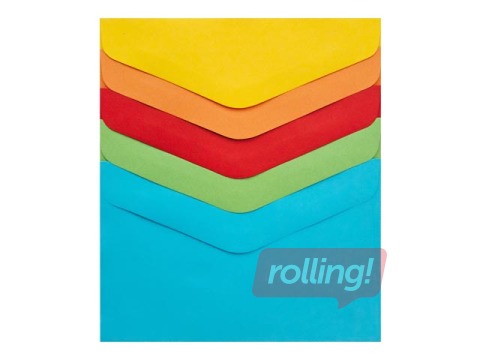 Envelopes Smooth Mix C6, vibrant tones, 10 pcs.