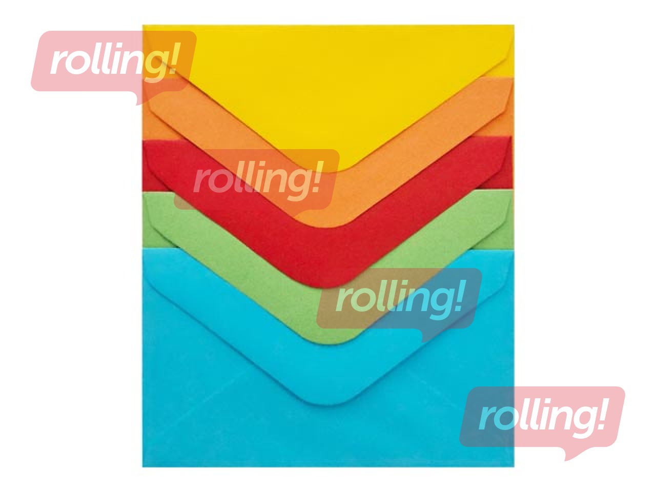 Конверты Smooth Mix, насыщенные тона, 70x100мм, 10 шт.