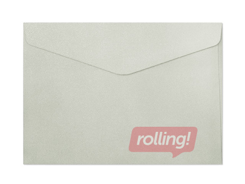 Envelopes Pearl, Light Silver, C5, 10pcs