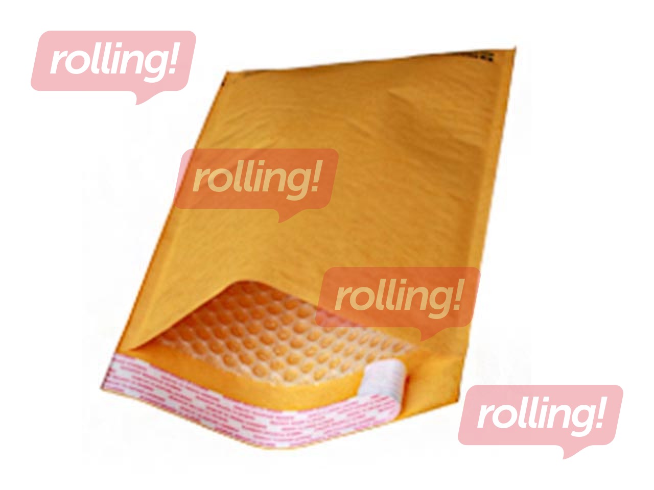 Aploksne polsterēta CD sūtīšanai, 180 x 165 mm, brūna