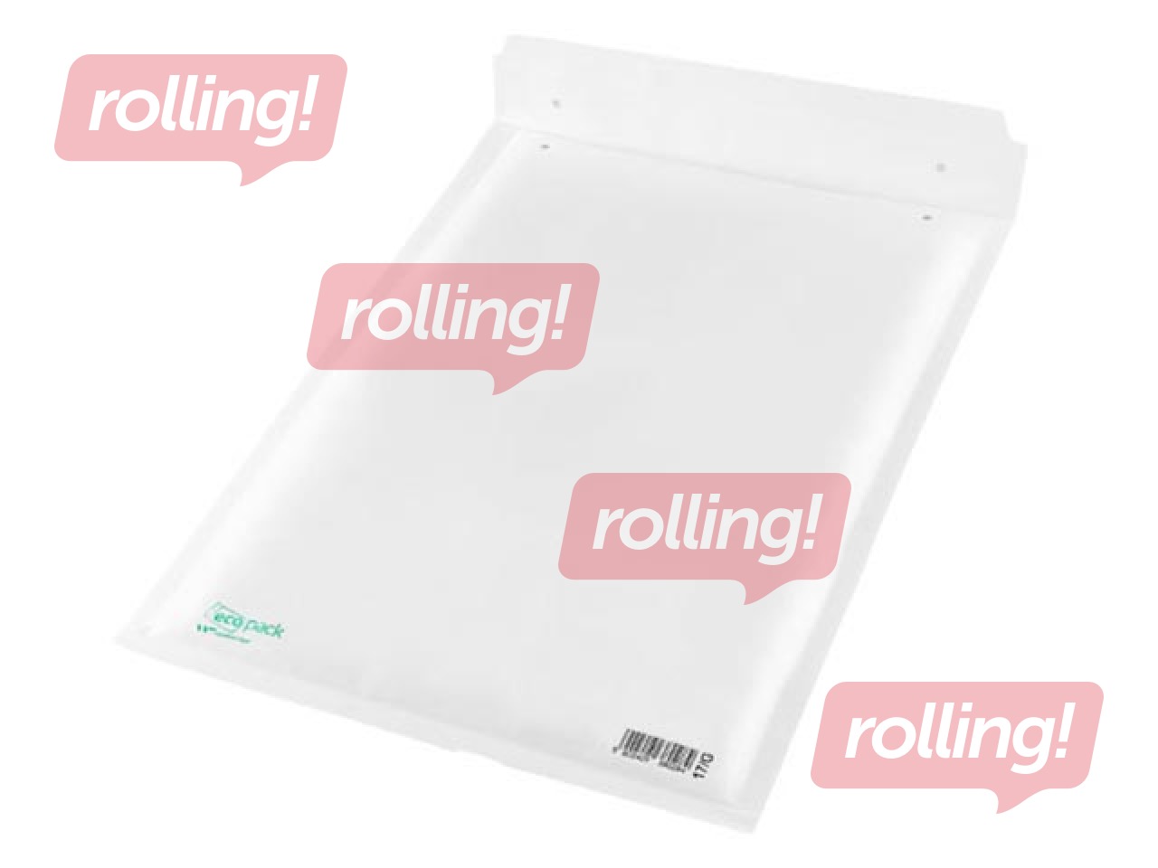 Aploksne polsterēta Nr.17, 230 x 340 mm, balta