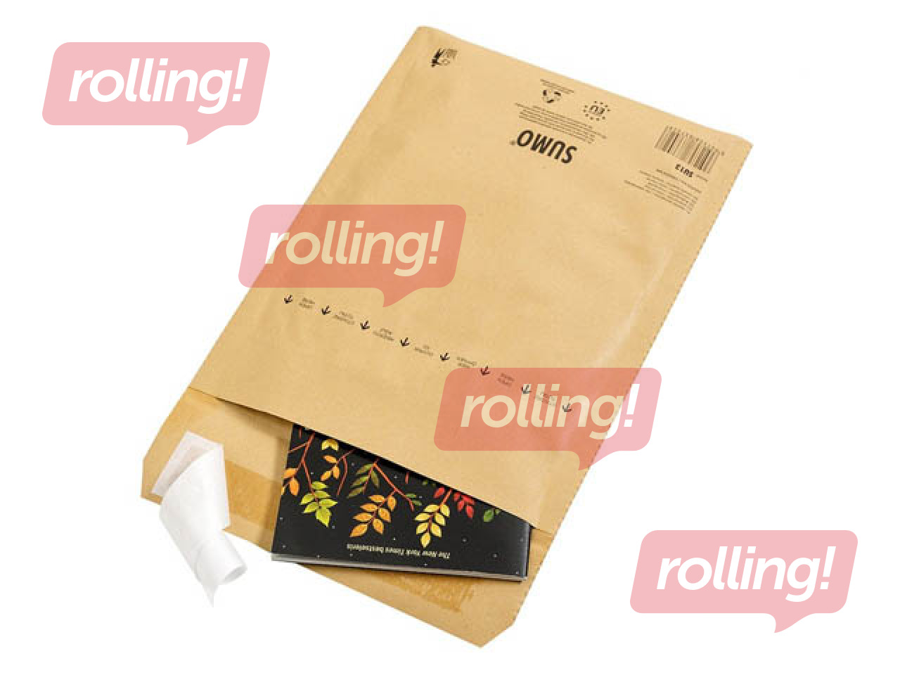 Padded envelope SUMO Nr.13, 145 x 215 mm, brown