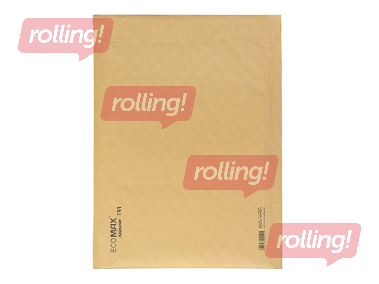Конверт с амортизирующей бумажной сотистой прокладкой, коричневый, 300x445мм