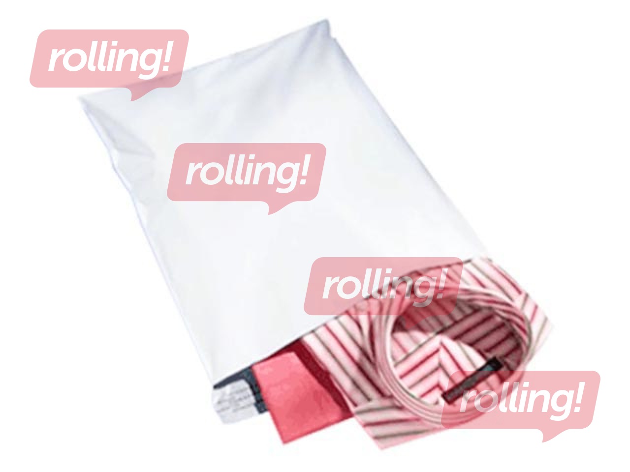 Конверты - мешочки полипропиленовые PP, 31x42 +  5см, 60 микрон, 100 шт.