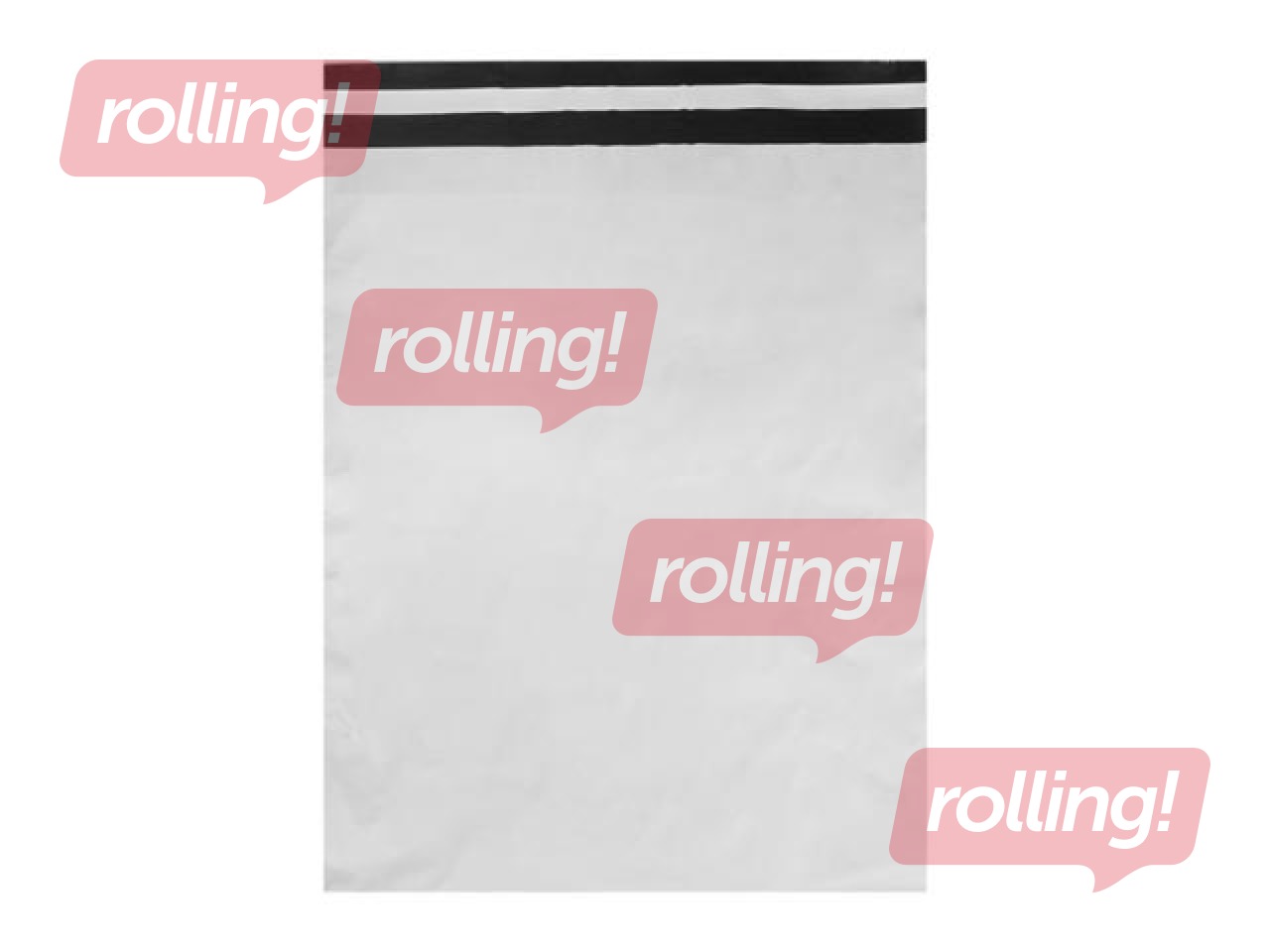 Envelopes - mailing bags LDPE, 19x25.5 + 5cm, 50 microns, 100 pcs.