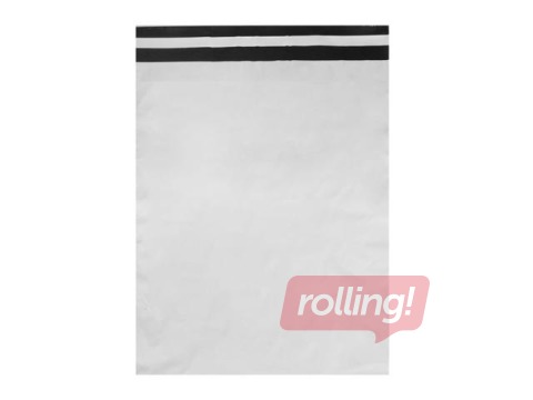 Ümbrikud - kilekotid saadetistele LDPE, 31x42 + 5cm, 50 mikronit, 100 tk.